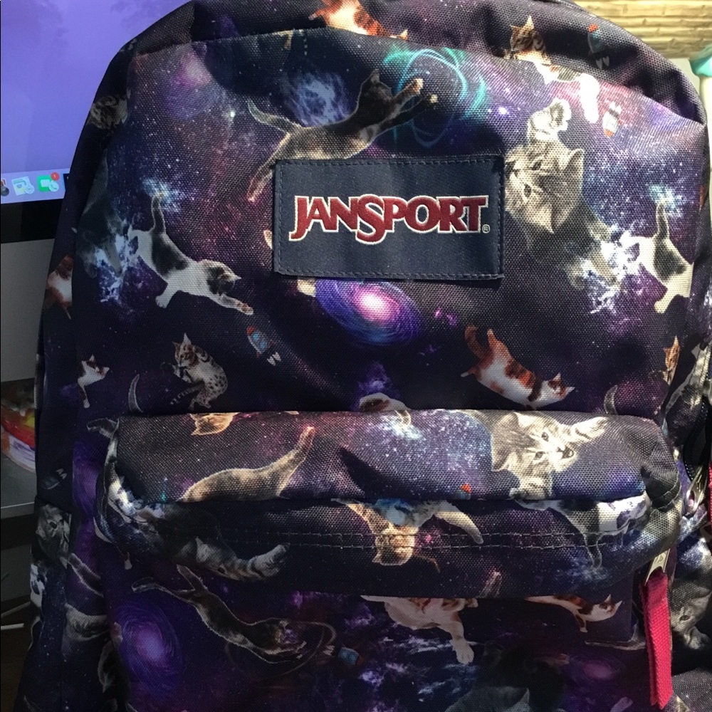 ❤️SOLD❤️ Jansport Galaxy Cat Backpack